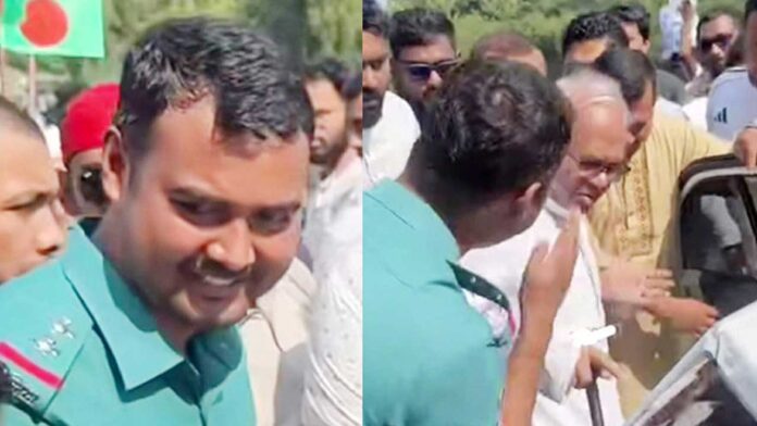 Traffic Sergeant Closed After Viral Video Shows Him Touching Rizvi’s Feet