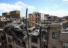 Two-thirds of Americans want swift end to Iran war as economic concerns mount, poll finds Photo: A residential building in Tehran damaged by a strike amid the ongoing U.S.-Israeli conflict with Iran, March 27, 2026. Credit: Reuters