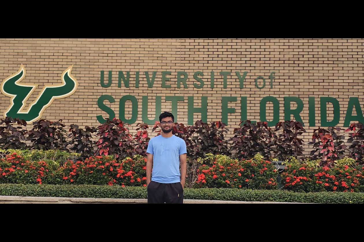 Zamil Ahmed Limon, a Bangladeshi doctoral student at the University of South Florida, whose body was found in Tampa after he was reported missing.